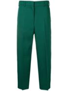 Rochas Wide-leg Tailored Trousers - Green