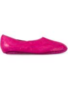 Guidi Classic Slip-on Ballerinas - Pink & Purple
