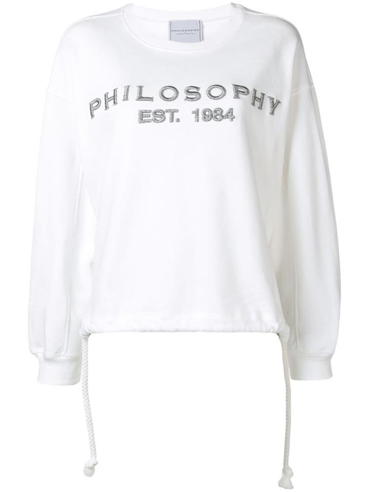Philosophy Di Lorenzo Serafini Long-sleeve Printed T-shirt - White
