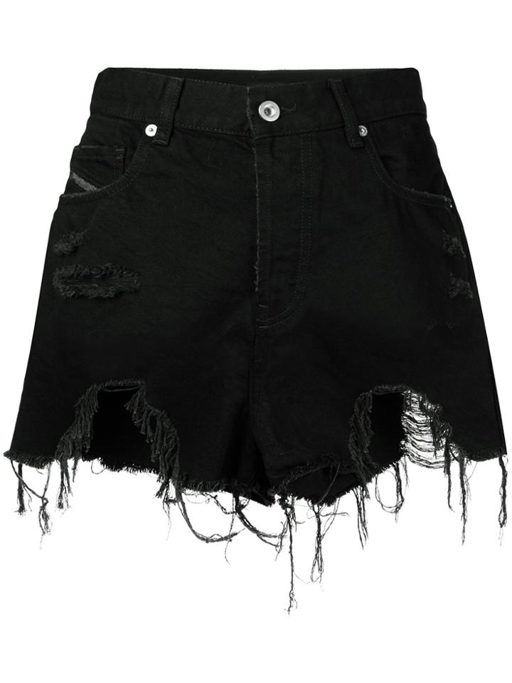 Diesel De-ika-s Denim Shorts - Black