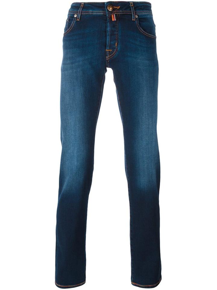 Jacob Cohen 'comfort' Slim Fit Jeans, Men's, Size: 33, Blue, Cotton/spandex/elastane