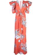 Silvia Tcherassi Floral Flared Jumpsuit