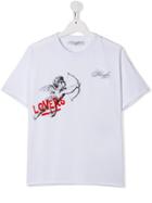 Philosophy Di Lorenzo Serafini Kids Teen Lovers-print T-shirt - White