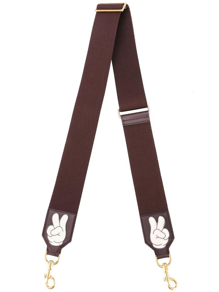 Anya Hindmarch Shoulder Strap 'victory', Women's, Red, Cotton