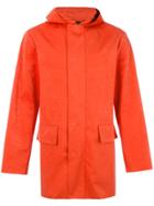 Natural Selection Margate Tech Suede Parka Jacket - Yellow & Orange