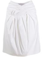 Christian Dior Pre-owned Pleated-effect Skirt - White