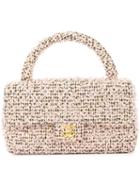 Chanel Pre-owned Quilted Cc Logos Hand Bag - Pink