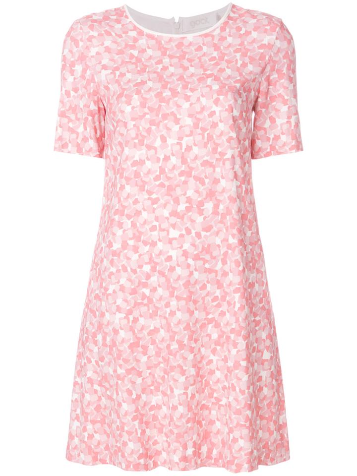 Goat Dixie Pebble Print Dress - Pink & Purple