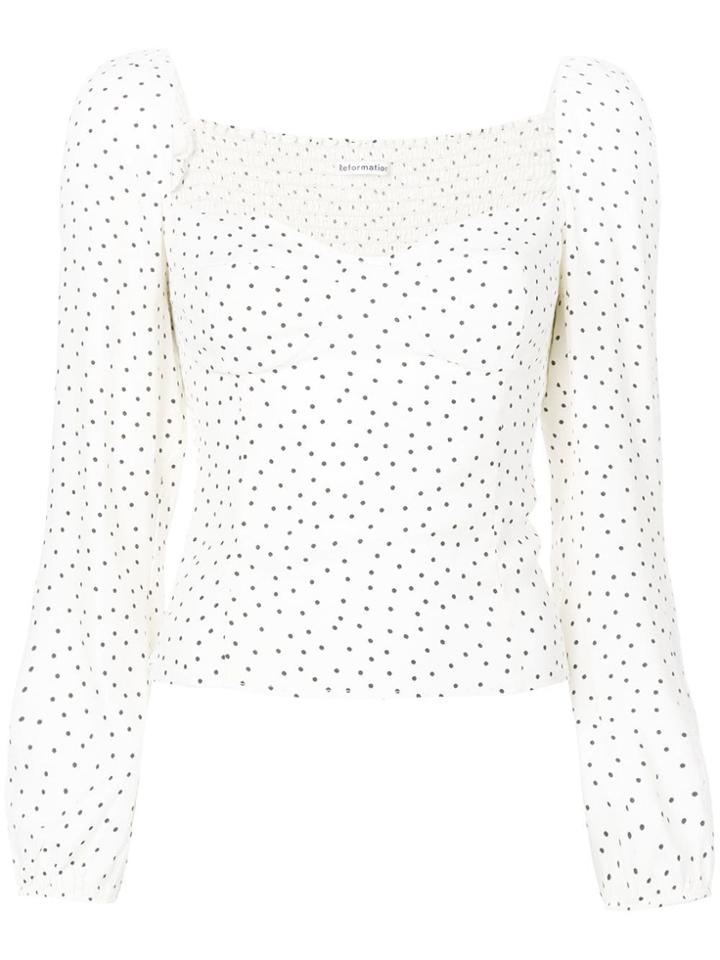 Reformation Reign Blouse - White