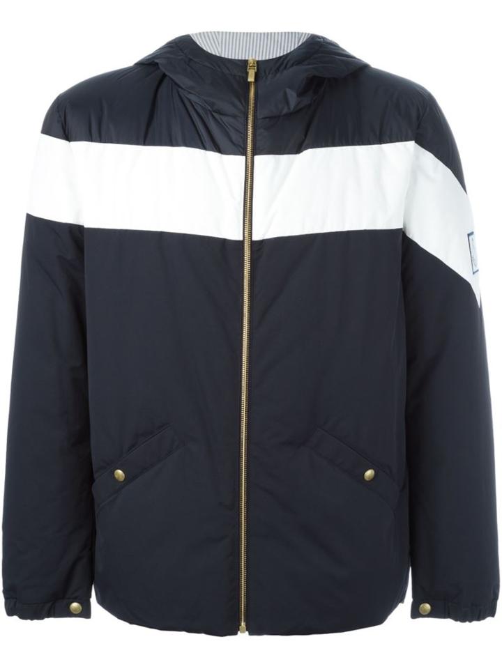 Moncler Gamme Bleu Hooded Two Tone Jacket