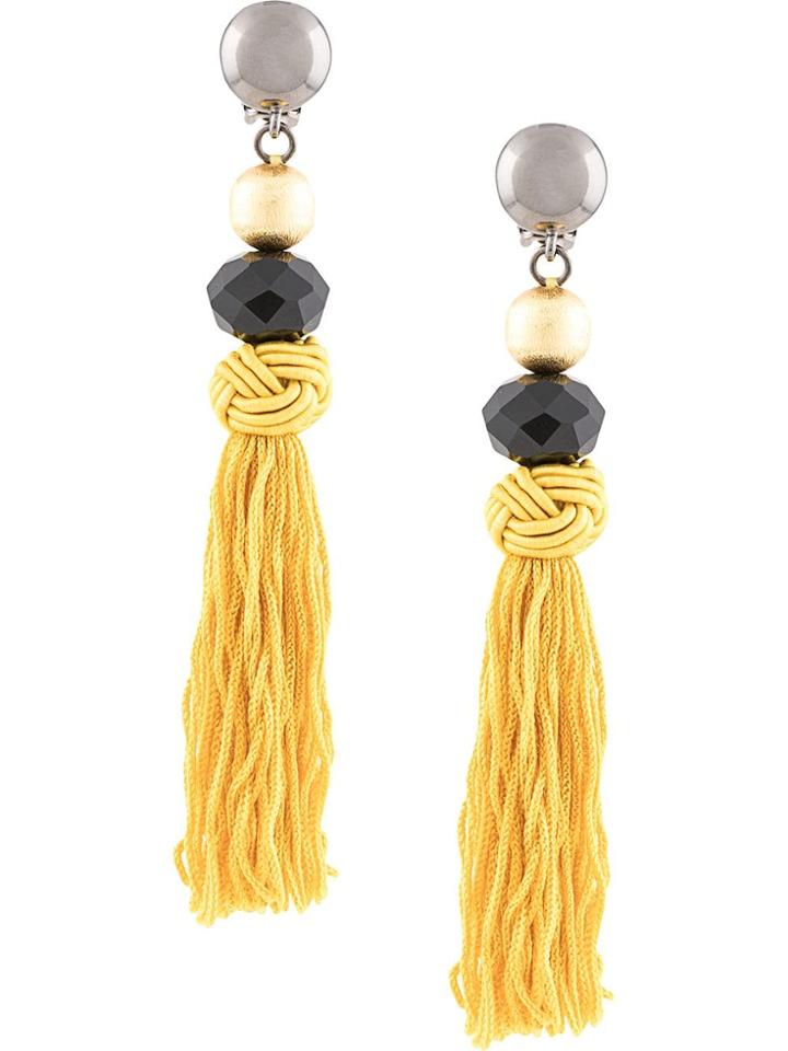 Oscar De La Renta Tassel Earrings - Multicolour