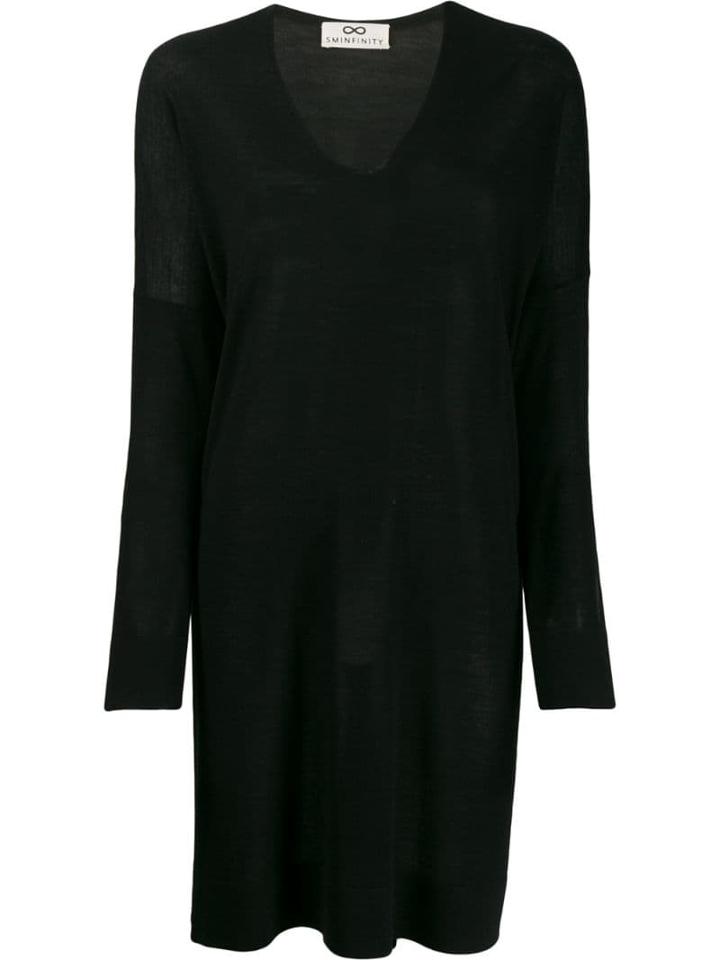 Sminfinity V-neck Dress - Black