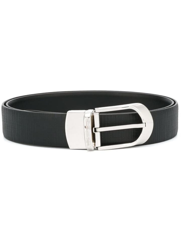 Ermenegildo Zegna Buckle Fastening Slim Bet - Black