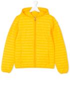 Save The Duck Kids Teen Padded Jacket - Yellow & Orange