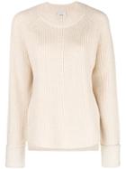 3.1 Phillip Lim Ribbed Crew Neck Sweater - Nude & Neutrals