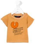 The Animals Observatory - Baltimore Print T-shirt - Kids - Cotton - 18 Mth, Yellow/orange