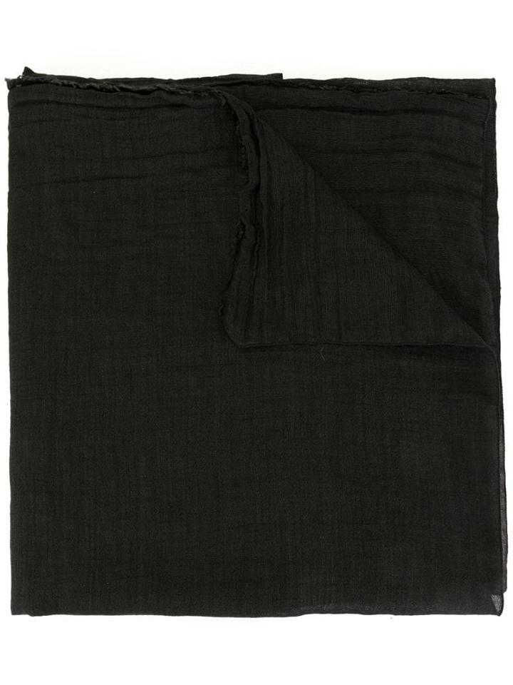 Julius Shawl Scarf - Black