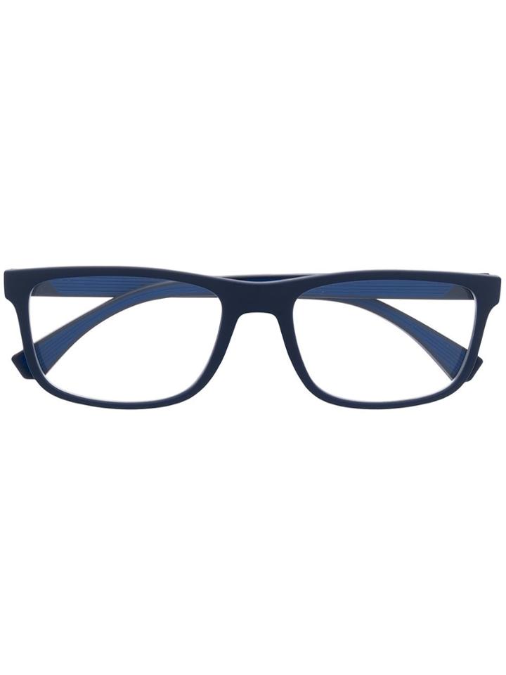 Emporio Armani Square Frames Glasses - Blue