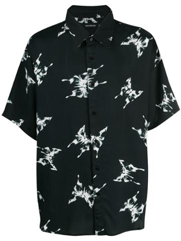 Nahmias Butterfly Print Shirt - Black