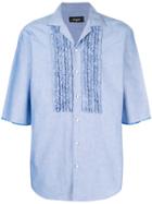 Dsquared2 Ruffle-trimmed Shirt - Blue