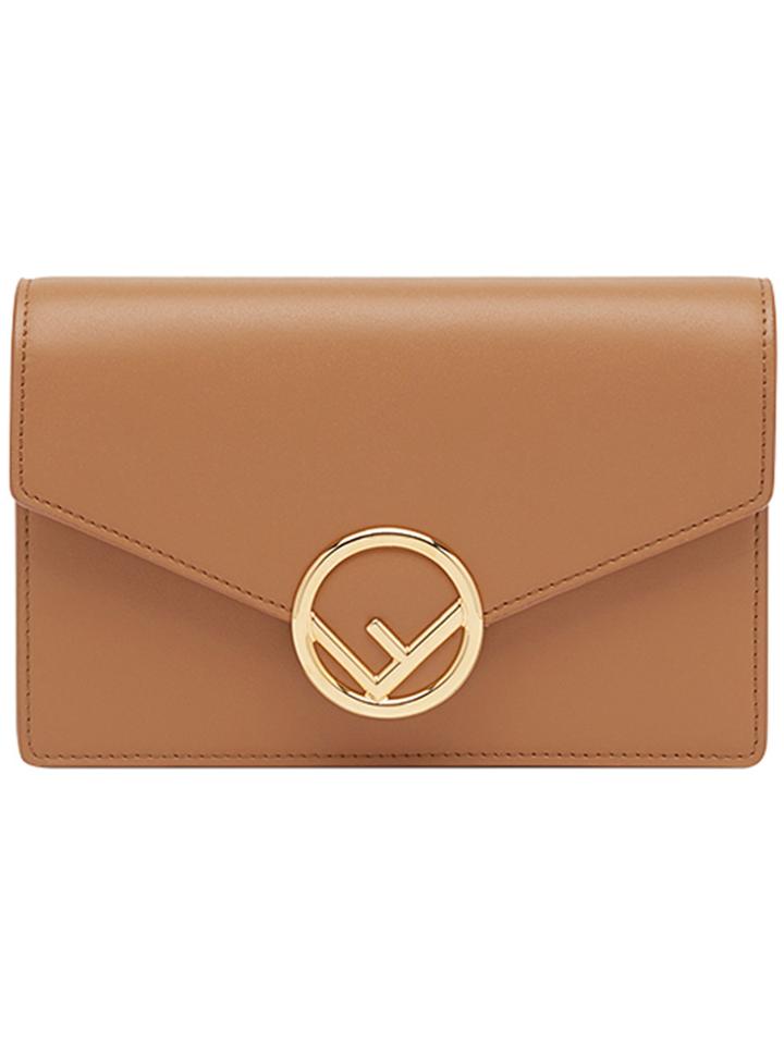 Fendi F Is Fendi Wallet On Chain Bag - Brown