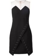 Marios Schwab Embellished Wrap Front Dress
