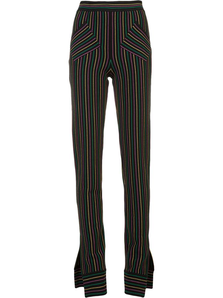Ermanno Scervino Check Skinny Trousers - Grey