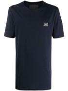 Philipp Plein Logo Bade Round Neck T-shirt - Blue