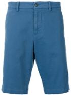 Dolce & Gabbana Friends Patch Chino Shorts, Men's, Size: 48, Blue, Cotton/polyester/polyurethane/viscose