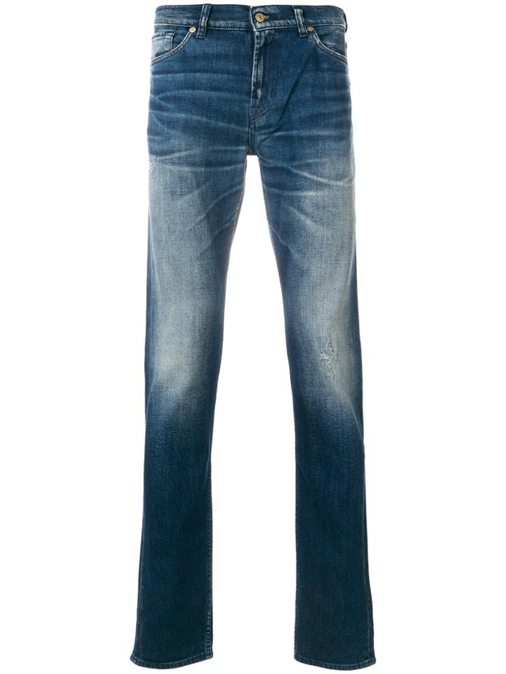 7 For All Mankind Ronnie Skinny Jeans - Blue