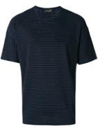 Roberto Collina Striped T-shirt - Blue