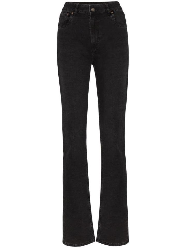 Rockins High-rise Long-leg Jeans - Black