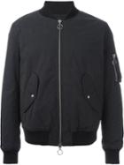 Soulland 'thomasson' Bomber Jacket, Men's, Size: Small, Black, Cotton/nylon