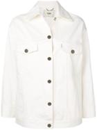 Fendi Logo Denim Jacket - White