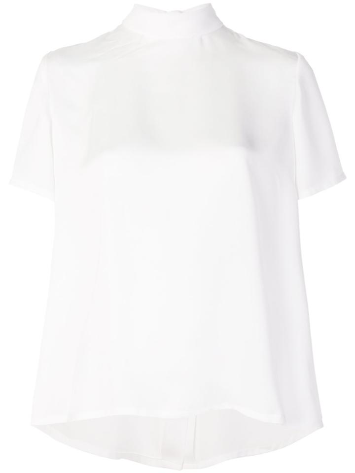 Comme Des Garçons Noir Kei Ninomiya Band Collar T-shirt - White