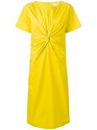 Erika Cavallini Knot Midi Dress - Yellow