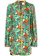 Alexis Botanical Mandarin Dress - Multicolour