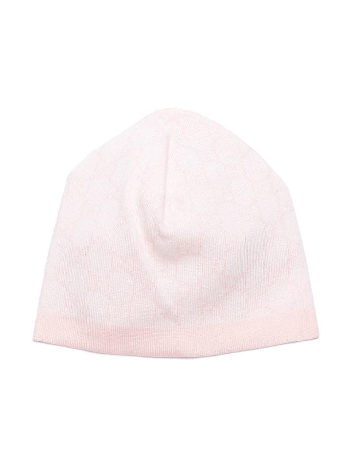 Gucci Kids Monogram Beanie - Pink