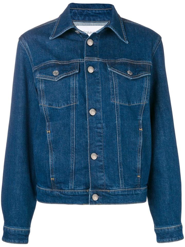 Calvin Klein Regular-fit Denim Jacket - Blue