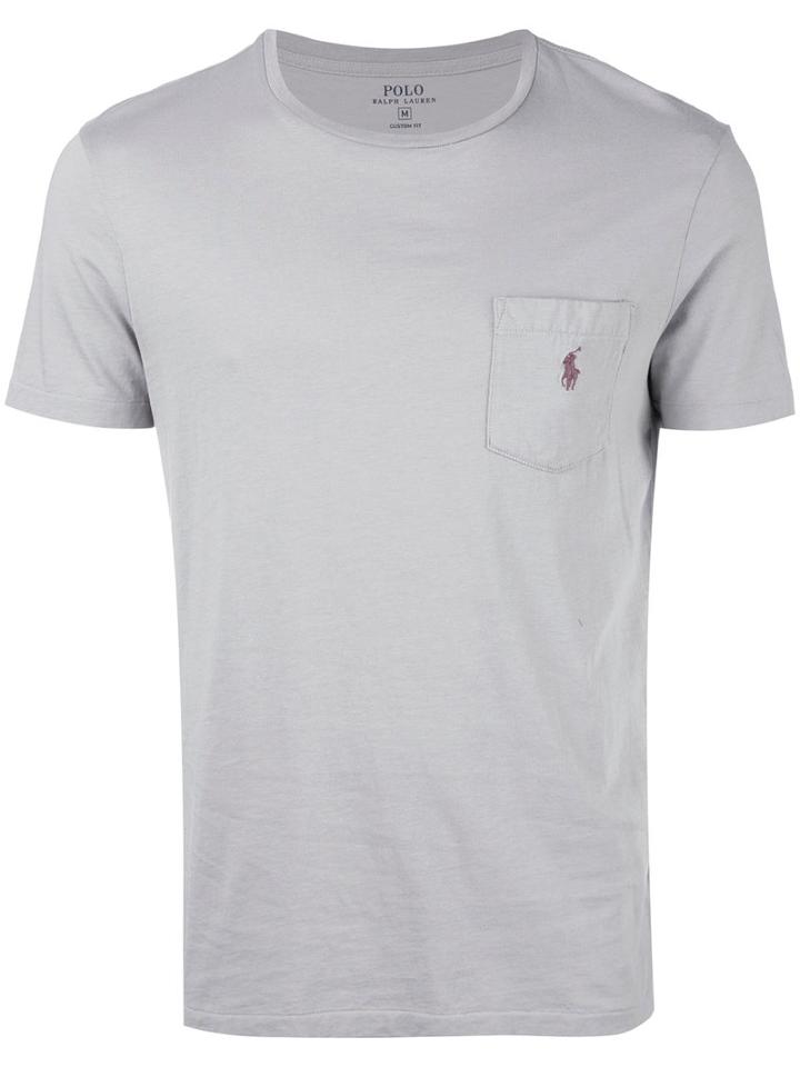 Polo Ralph Lauren - Short Sleeve T-shirt - Men - Cotton - M, Grey, Cotton