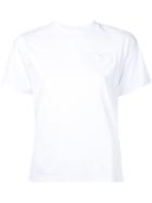 Muveil - Heart Pocket T-shirt - Women - Cotton - 38, White, Cotton
