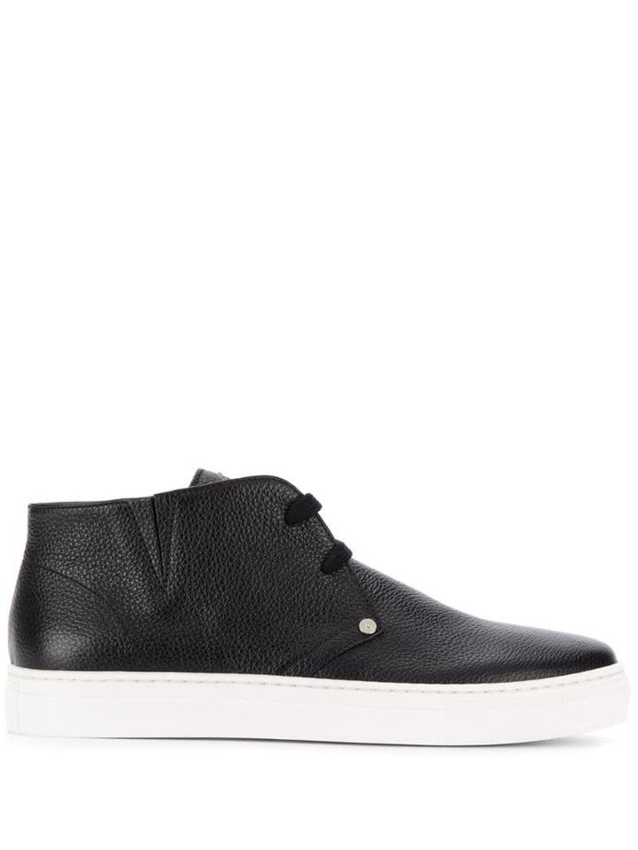 Cesare Paciotti Kids Teen Lace-up Ankle Boots - Black