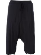 Lost & Found Ria Dunn Drawstring 'over' Drop-crotch Short, Men's, Size: Medium, Black, Polyamide/spandex/elastane