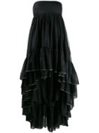 Alexandre Vauthier Strapless Babydoll Dress - Black