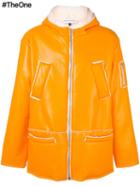 Gosha Rubchinskiy 'marigold' Hooded Jacket, Men's, Size: Medium, Yellow/orange, Acrylic/polyester/polyurethane