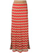 M Missoni Knitted Skirt - Red