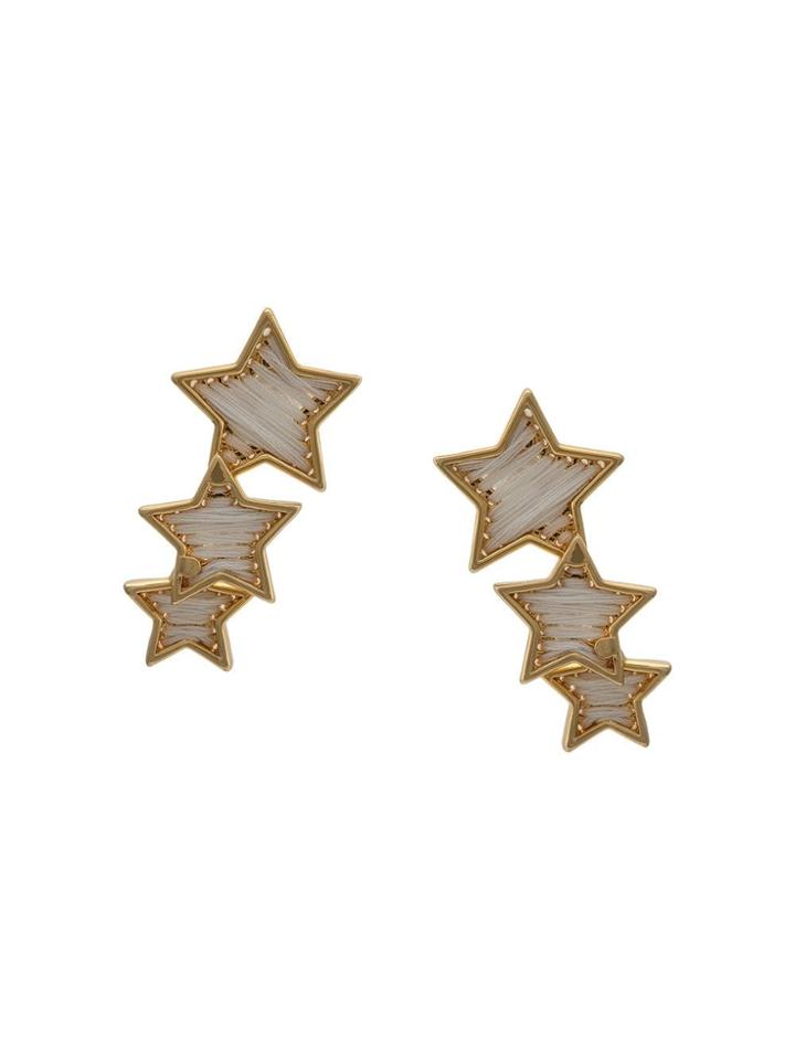 Mignonne Gavigan Threaded Star Earrings - Gold