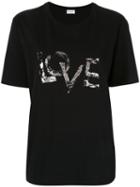 Saint Laurent Love Print T-shirt - Black