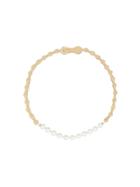 Burberry Pearl Detail Bicycle Chain Gold-plated Necklace