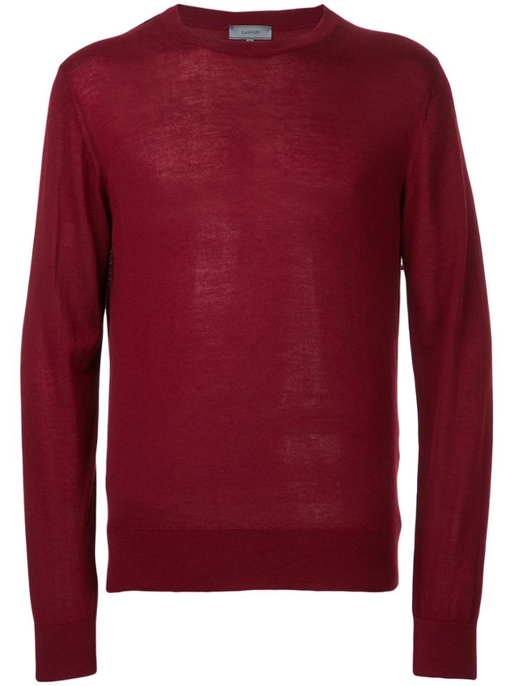 Fay Crew Neck Sweater - Blue